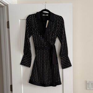 Abercrombie Polka Dot Wrap Dress